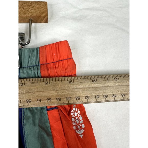 NWOT Tags‎ Free People Movement End Zone Pants size medium Blue/Orange - Picture 7 of 9